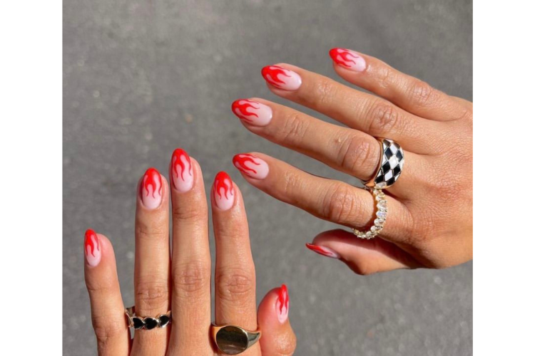 Flame Nails