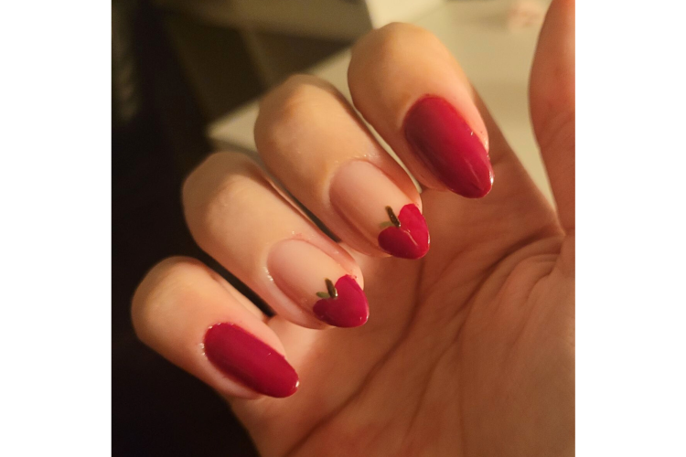 Apple Back to school Nails