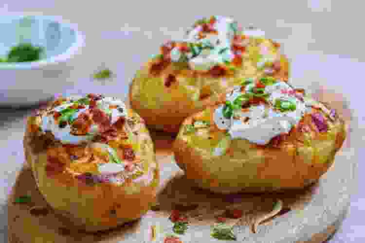 Baked potatoes