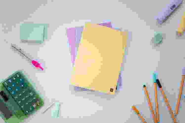 Colorful note books