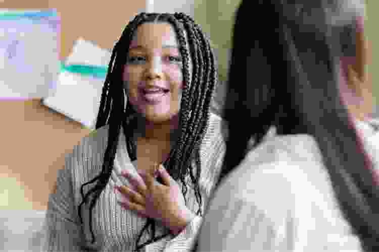 child talking