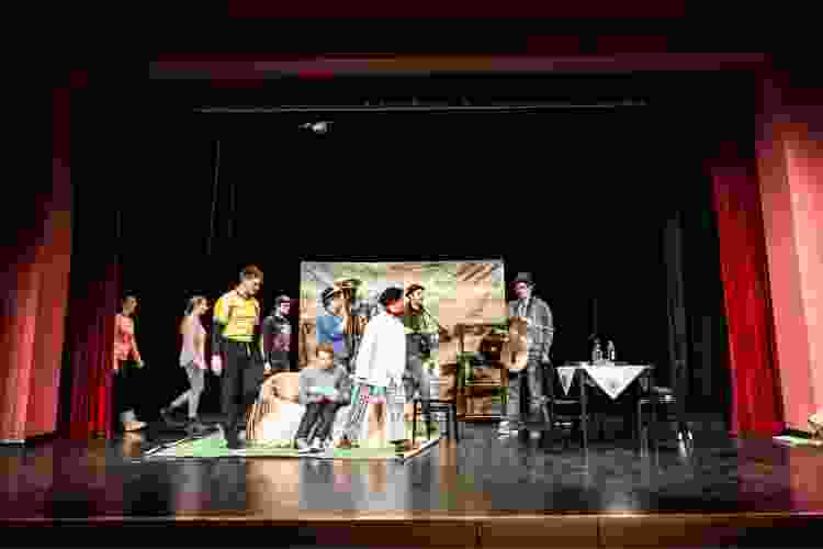 High school theatre production