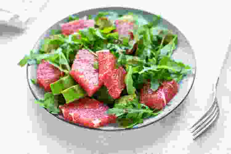 Arugula Salad with Avocado, Grapefruit