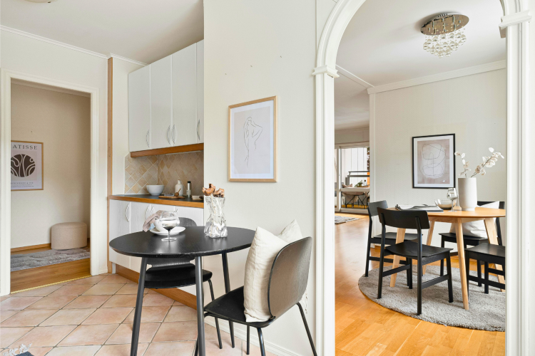 Scandinavian interior style kitchen