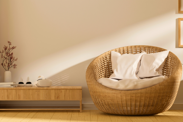 Scandinavian chair and table