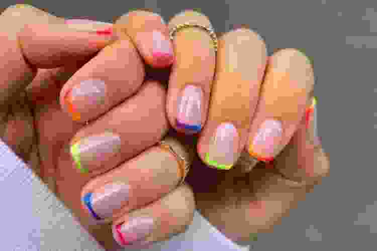 skittle nails