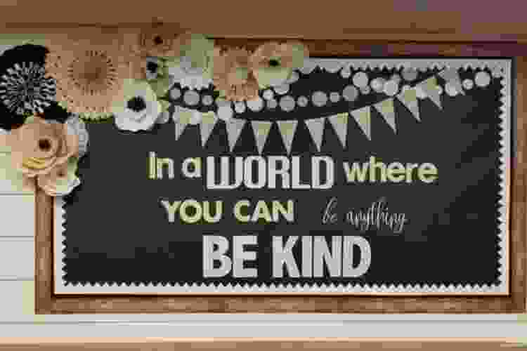 chalkboard bulletin board
