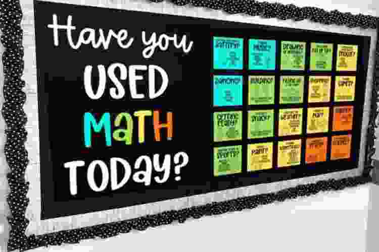 math bulletin board