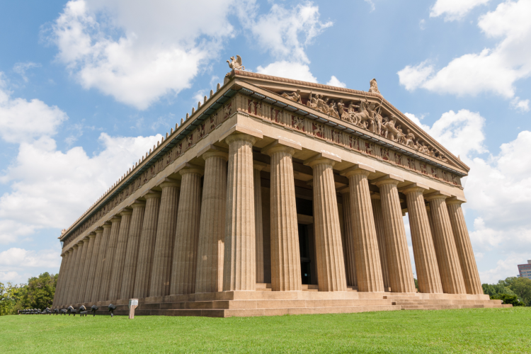 Visit the Nashville Parthenon for a fun thing to do in Nashville for adults