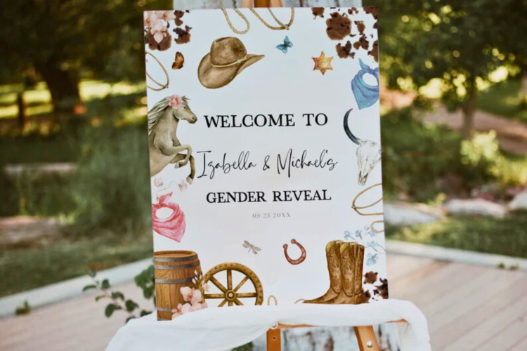Western-Inspired Gender Reveal