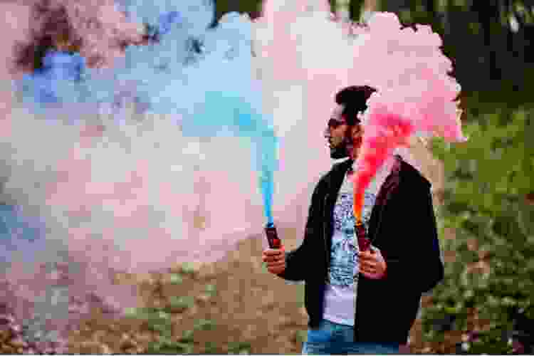 Smoke Bomb Photoshoot