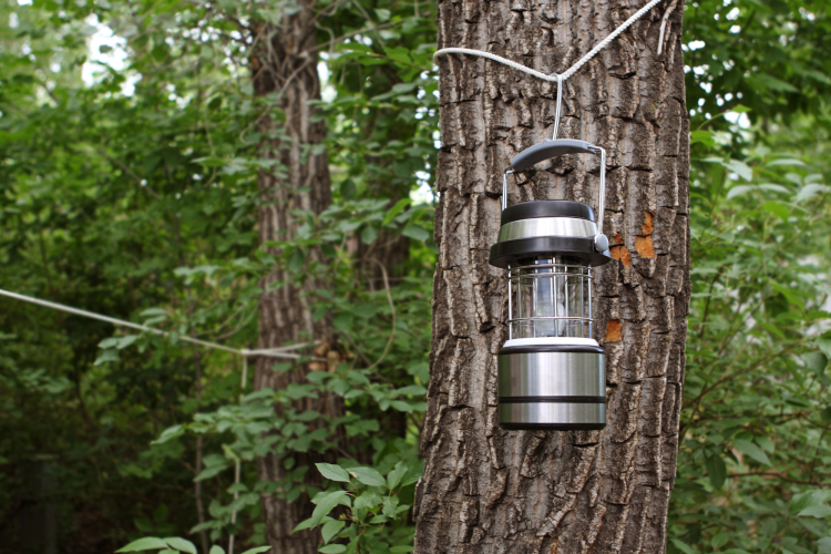 Solar Camping Light as a camping hack