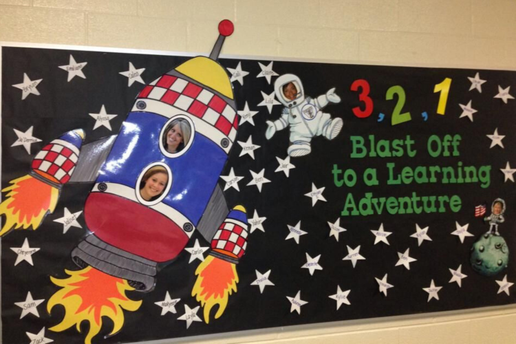 Blast Off Bulletin Board
