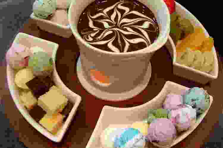 ice cream fondue