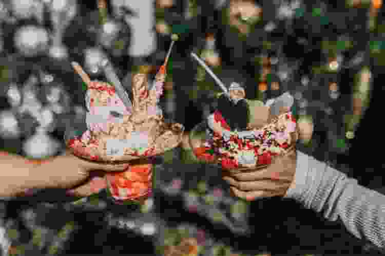 ice cream sundaes