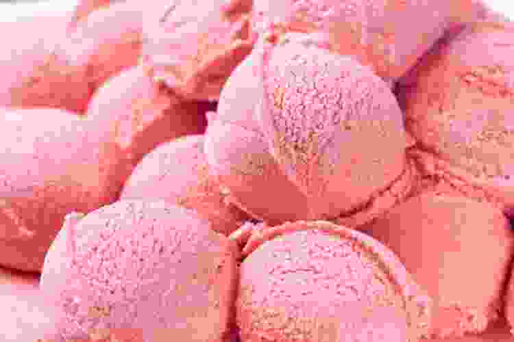 scoops of ice cream