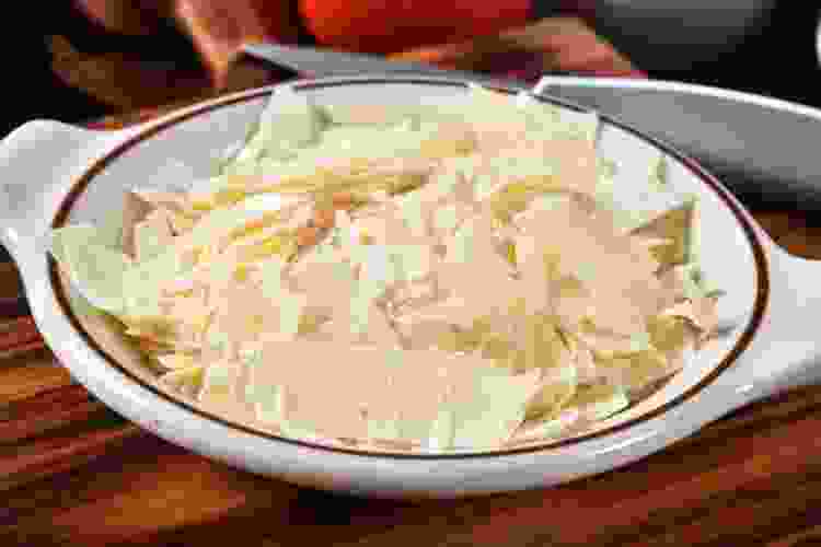 shaved cheese