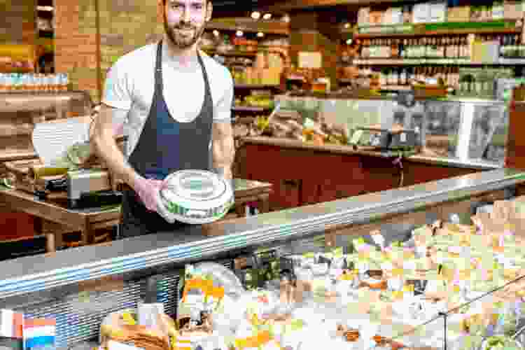 cheese aisle at the supermarket