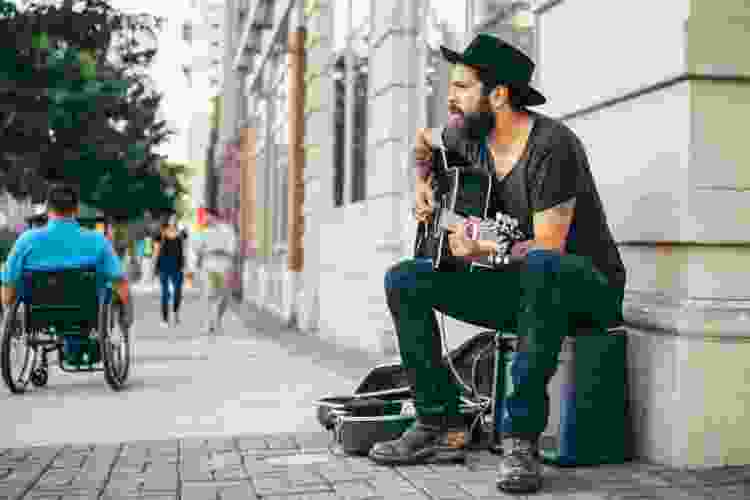 busking