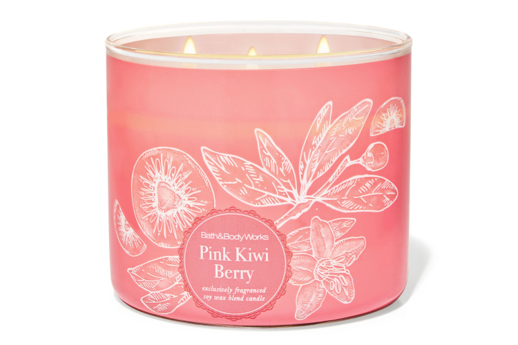 Pink Kiwi Berry candle