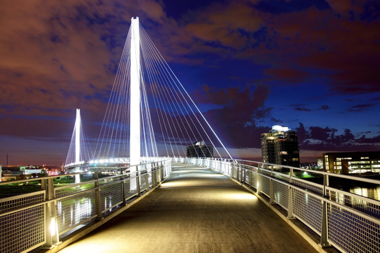 Bob Kerrey Pedestrian Bridge Omaha