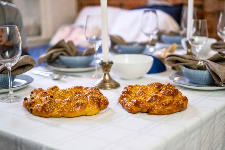 Rounded challah
