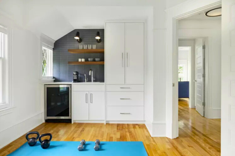 Home Gym Coffee Bar
