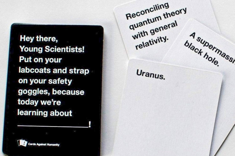 Playing Cards Against Humanity questions and answers