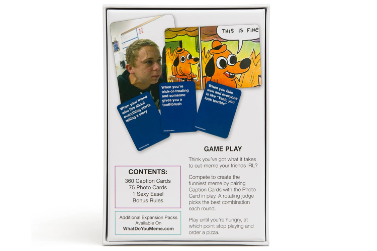 What Do You Meme? back of pack