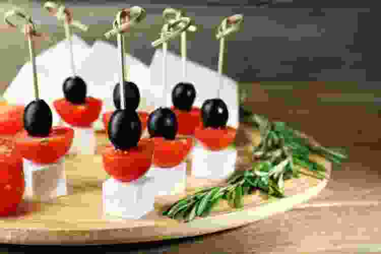 Greek Salad Skewer