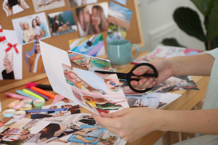 Cutting Vision Board images