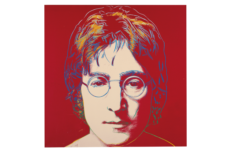 John Lennon Warhol Painting