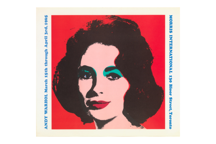 Elizabeth Taylor Warhol Painting