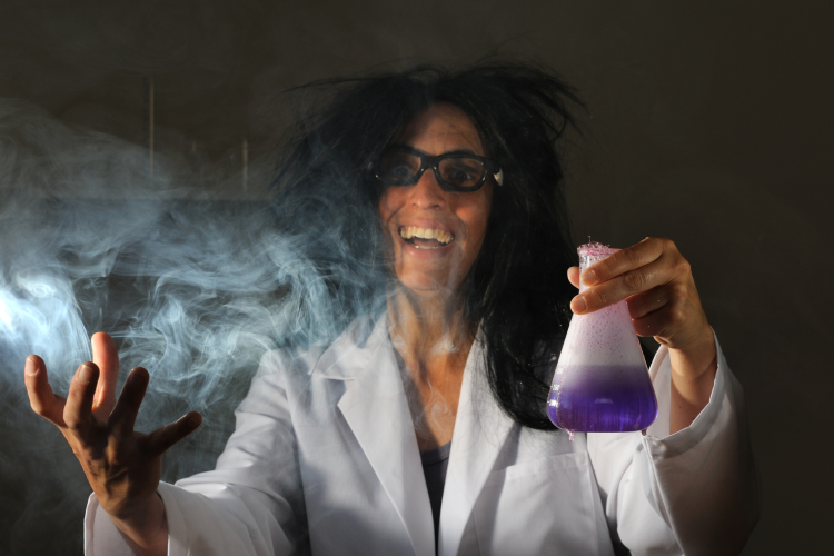 Mad Scientist as part of Halloween party theme