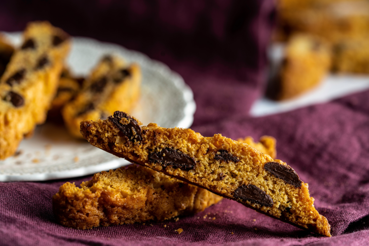 Pumpkin Chocolate Biscotti