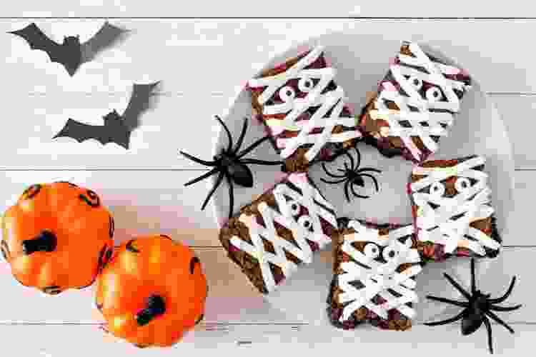 halloween brownies
