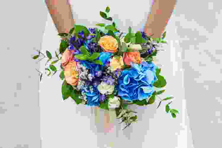 Sapphire Blue & Burnt Ochre