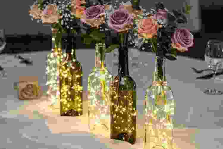 bottle fairy lights