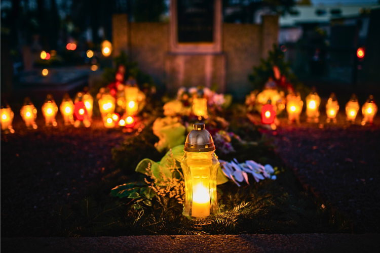 All Saints’ Day candles