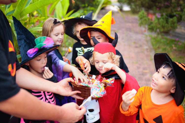 kids trick or treating
