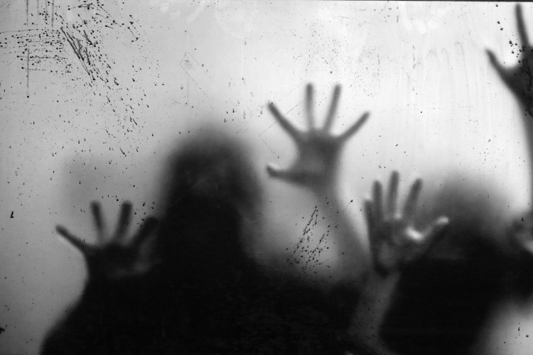 people acting like zombies