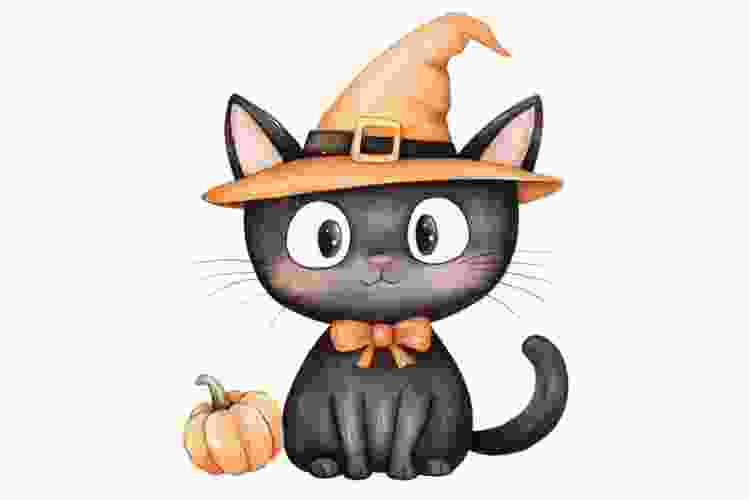 cat in hat drawing