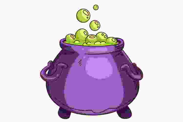 cauldron drawing