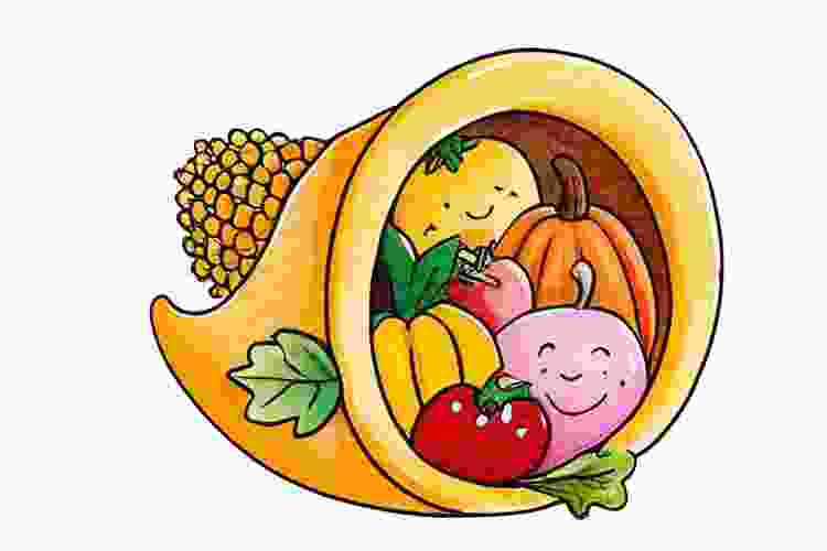 Cornucopia drawing