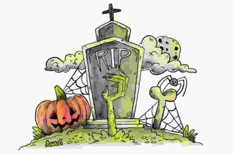 grave drawing