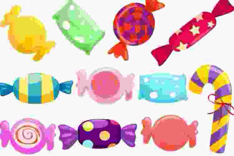 candy drawings