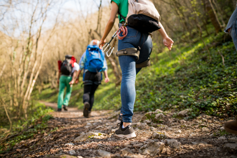 guided hike team building activity in Dallas