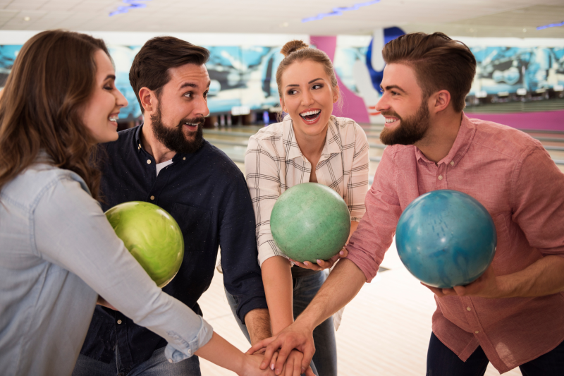 group bowling as team building activity in Fort Worth