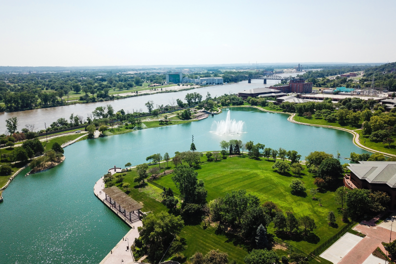 Omaha City Lake for team building activities in Omaha