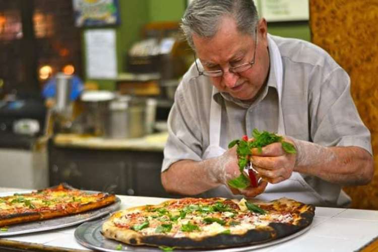 Di Fara's serves some of the most famous Brooklyn pizza.